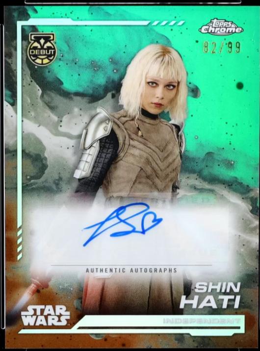 Ivanna Sakhno as Shin Hati [Kashyyyk Green Refractor] #AU-IS