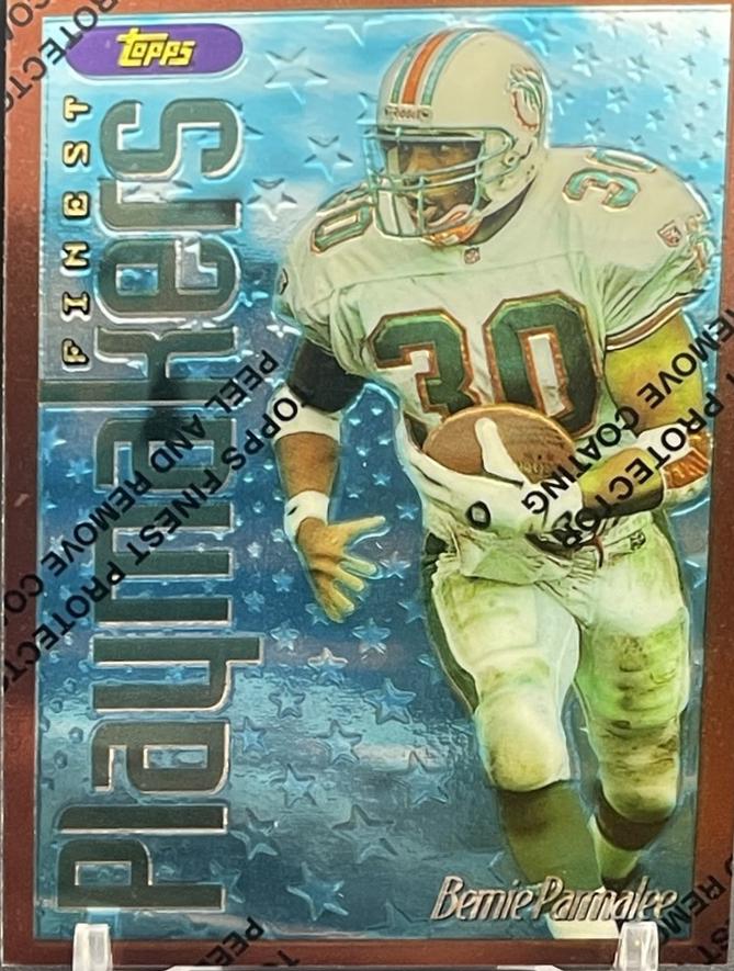 Bernie Parmalee #9 1996 Finest Football