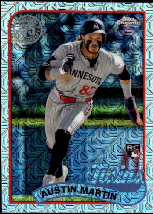 Austin Martin #T89CU-3 2024 Topps Update 1989 Chrome Silver Pack Baseball