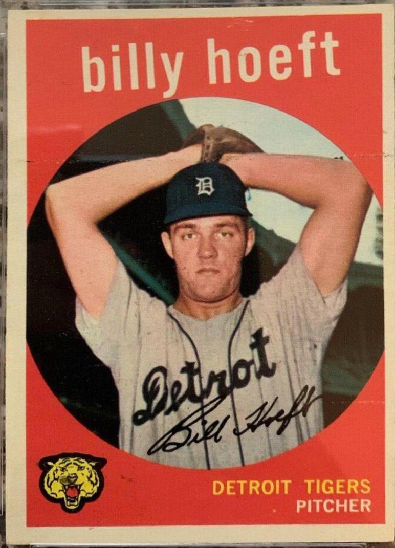 Billy Hoeft #343 Baseball Cards 1959 Topps