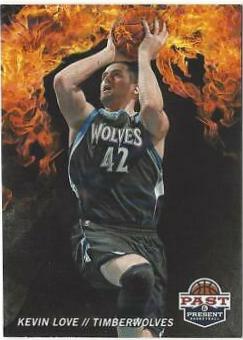 Kevin Love #13 Basketball Cards 2011 Panini Past and Present Fireworks