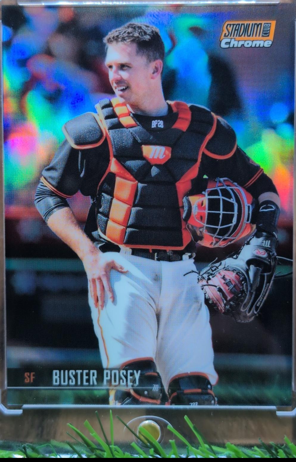 Buster Posey [Orange Refractor Variation] #66