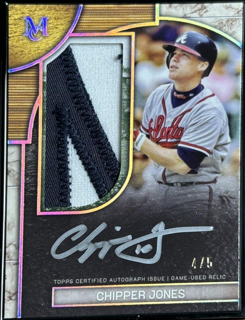 Chipper Jones [Black] #MFAP-CJ
