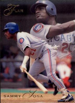 Sammy Sosa #22 Baseball Cards 1993 Flair