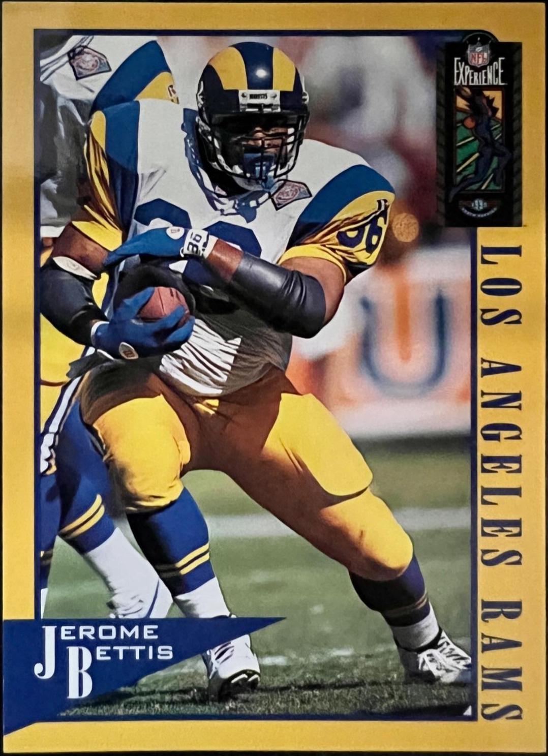 Jerome Bettis #50 Football Cards 1996 Classic NFL Experience