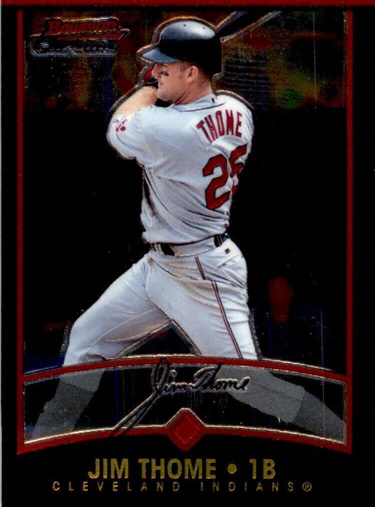 Jim Thome #17 Baseball Cards 2001 Bowman Chrome