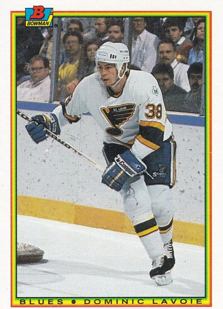 Dominic Lavoie #26 Hockey Cards 1990 Bowman