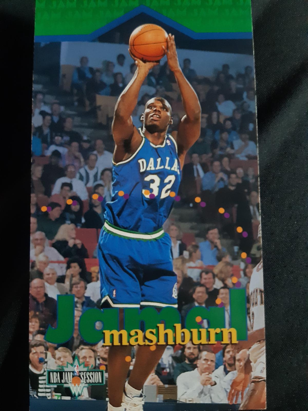 Jamal Mashburn #24 Basketball Cards 1995 Fleer Jam Session