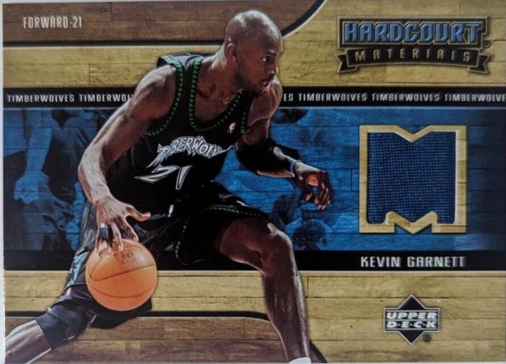 Kevin Garnett #HM-KG Basketball Cards 2006 Upper Deck Hardcourt Materials