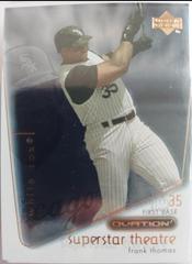 Frank Thomas #ST3 Baseball Cards 2001 Upper Deck Ovation Superstar Theater Prices