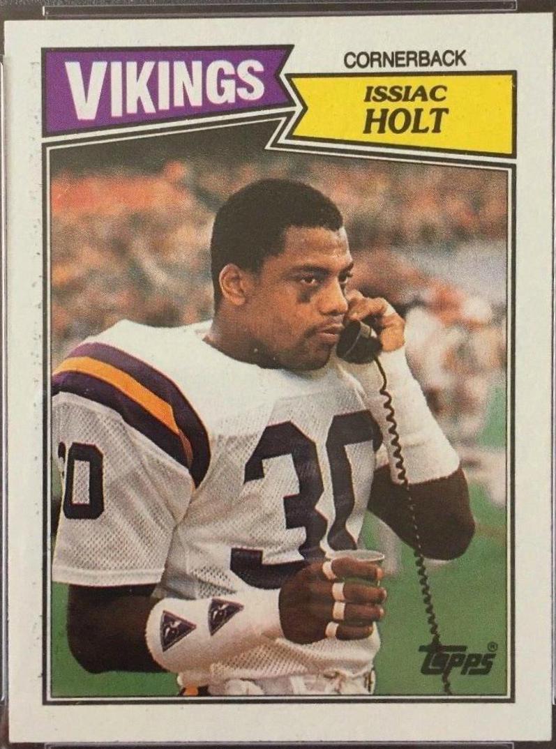 Issiac Holt #210 Football Cards 1987 Topps