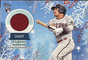 Gabriel Moreno #RC-GM Baseball Cards 2023 Topps Holiday Relics