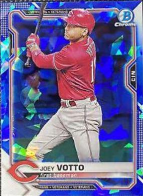 Joey Votto #2 Baseball Cards 2021 Bowman Chrome Sapphire
