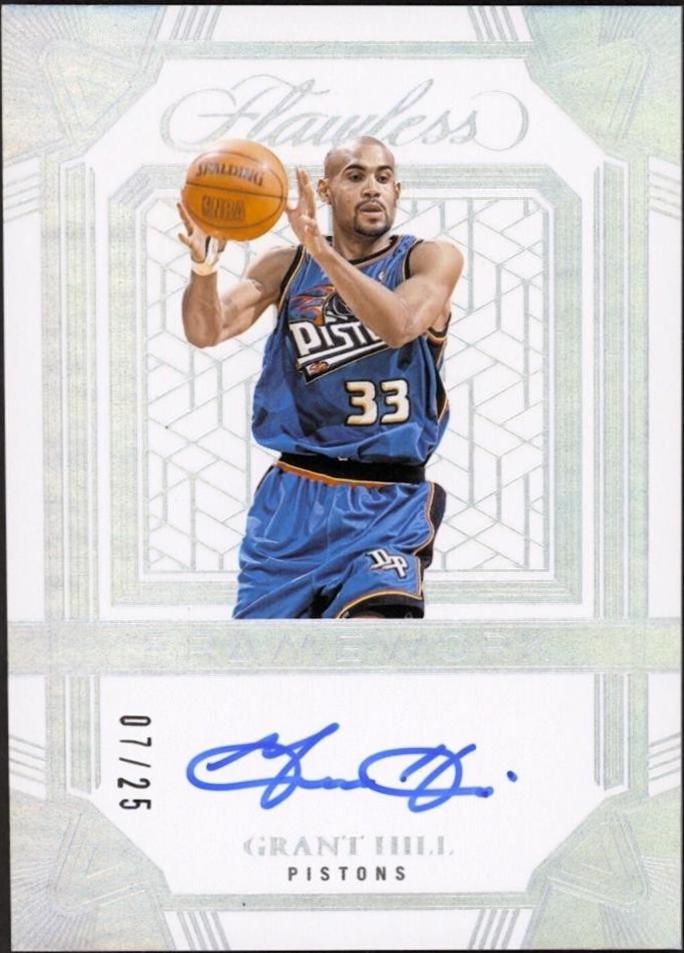 Grant Hill #41 2024 Panini Flawless Framework Signature Basketball