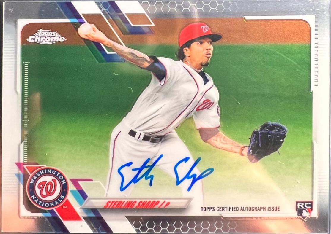 Sterling Sharp #RA-SSH Baseball Cards 2019 Topps Chrome