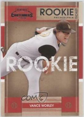 Vance Worley #49 Baseball Cards 2008 Playoff Contenders
