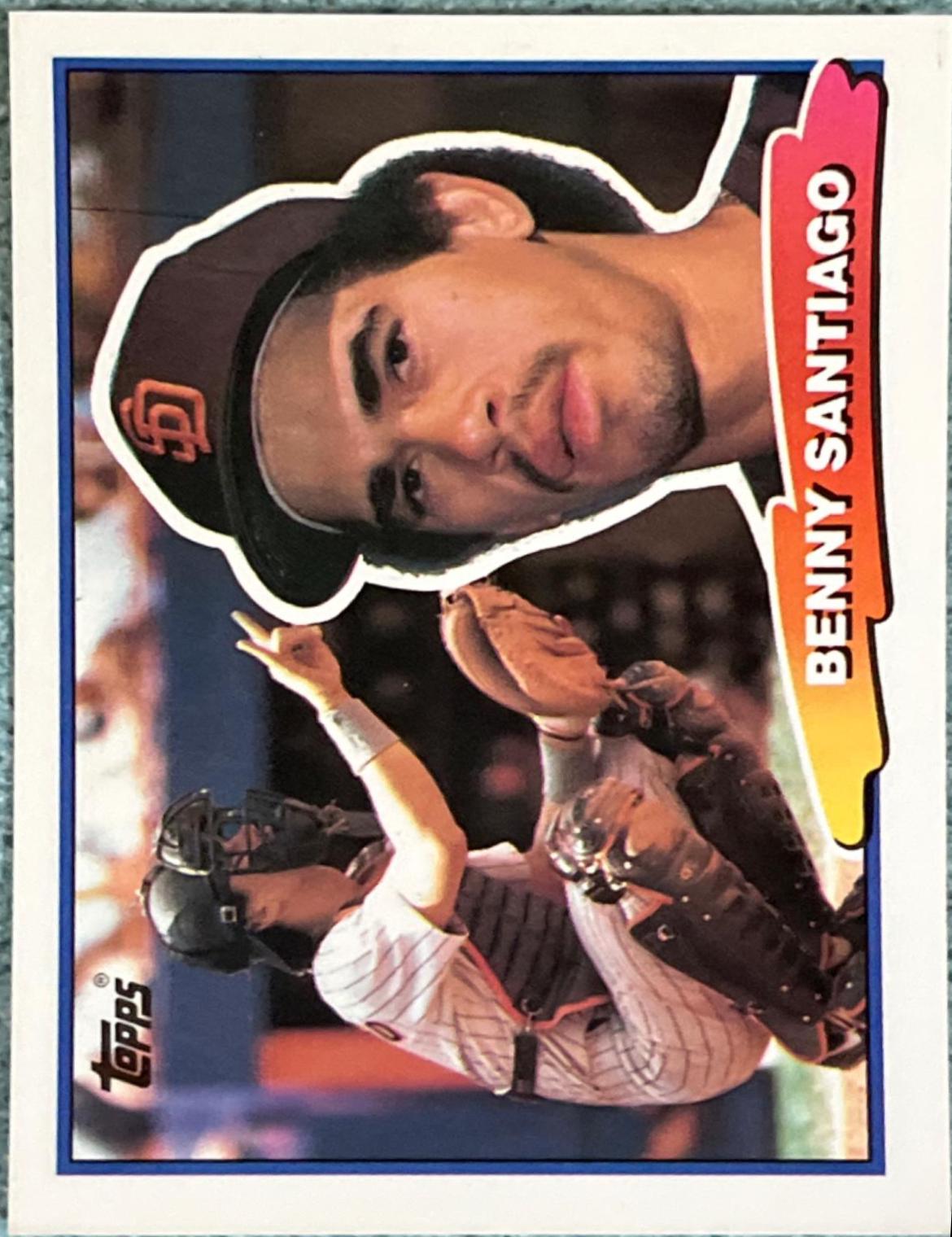 Benny Santiago #12 Baseball Cards 1988 Topps Big