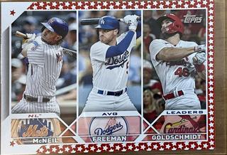 Paul Goldschmidt, Freddie Freeman, Jeff McNeil