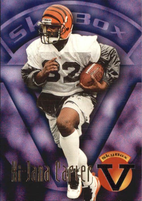 Ki-Jana Carter #1 Football Cards 1996 Skybox Premium V