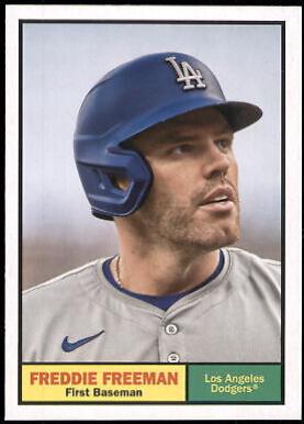 Freddie Freeman #34 Baseball Cards 2024 Topps Archives