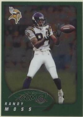 Randy Moss #17 Football Cards 2002 Topps Chrome