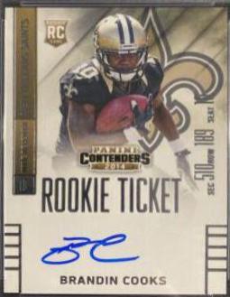 Brandin Cooks [Running Autograph Championship Ticket] #207