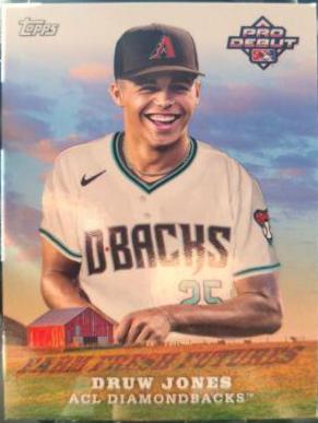 Druw Jones #FF-2 Baseball Cards 2023 Topps Pro Debut Farm Fresh Futures