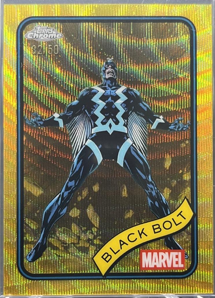 Black Bolt Gold Wave Refractor