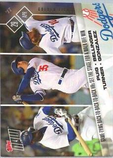 Adrian Gonzalez, Cody Bellinger, Justin Turner, Yasiel Puig