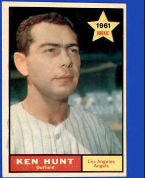Ken Hunt #156 Baseball Cards 1961 Topps