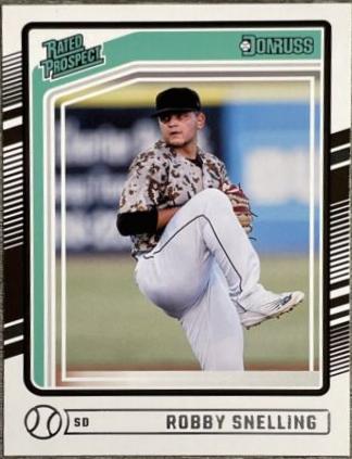 Robby Snelling #105 Baseball Cards 2024 Donruss
