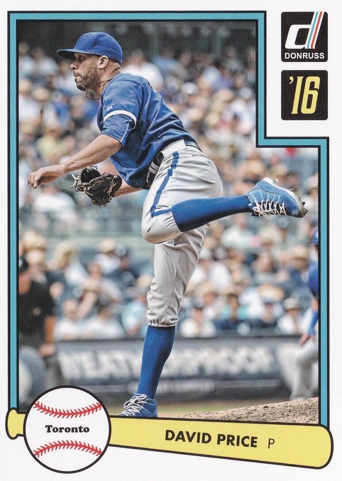 David Price #4 Baseball Cards 2016 Panini Donruss 1982