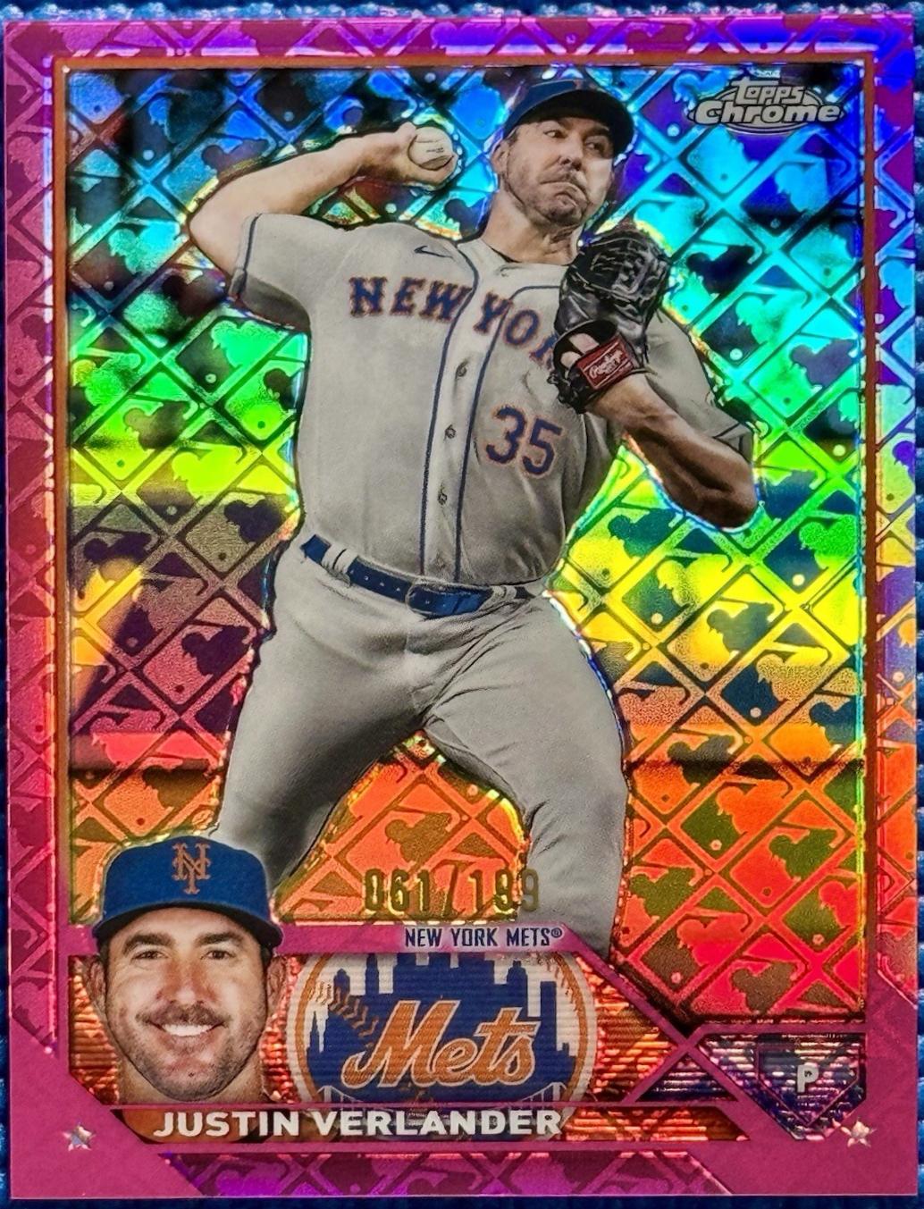 Justin Verlander [Pink Logofractor] #126