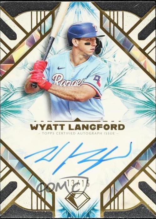 Wyatt Langford [Blue] #AC-WL