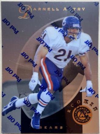 Darnell Autry #140 Football Cards 1997 Pinnacle Certified
