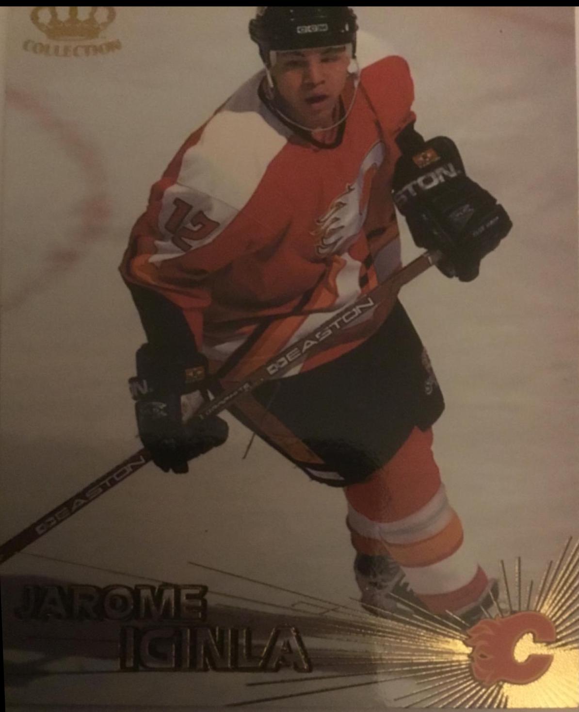 Jarome Lginla #12 Hockey Cards 1997 Pacific Crown