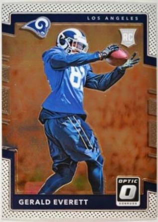 Gerald Everett #142 Football Cards 2017 Panini Donruss Optic