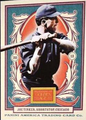 Joe Tinker #7 Baseball Cards 2013 Panini Golden Age