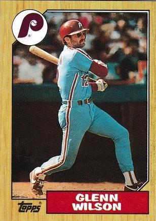 Glenn Wilson #97 Baseball Cards 1987 Topps
