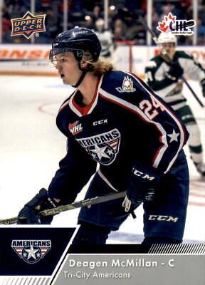 Deagen McMillan #5 Hockey Cards 2022 Upper Deck CHL