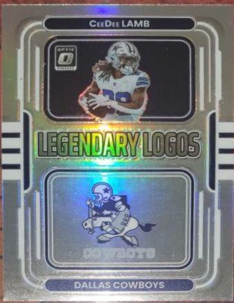 CeeDee Lamb #LL-13 Football Cards 2022 Panini Donruss Optic Legendary Logos