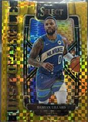Damian Lillard [Gold Prizm] #6 Basketball Cards 2023 Panini Select Unstoppable Prices