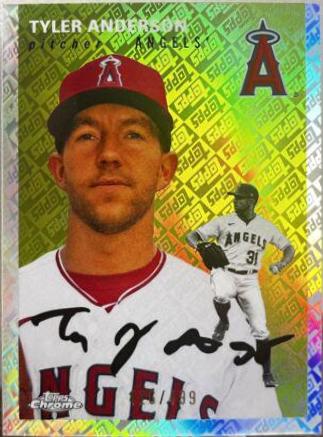 Tyler Anderson [Topps Refractor] #191