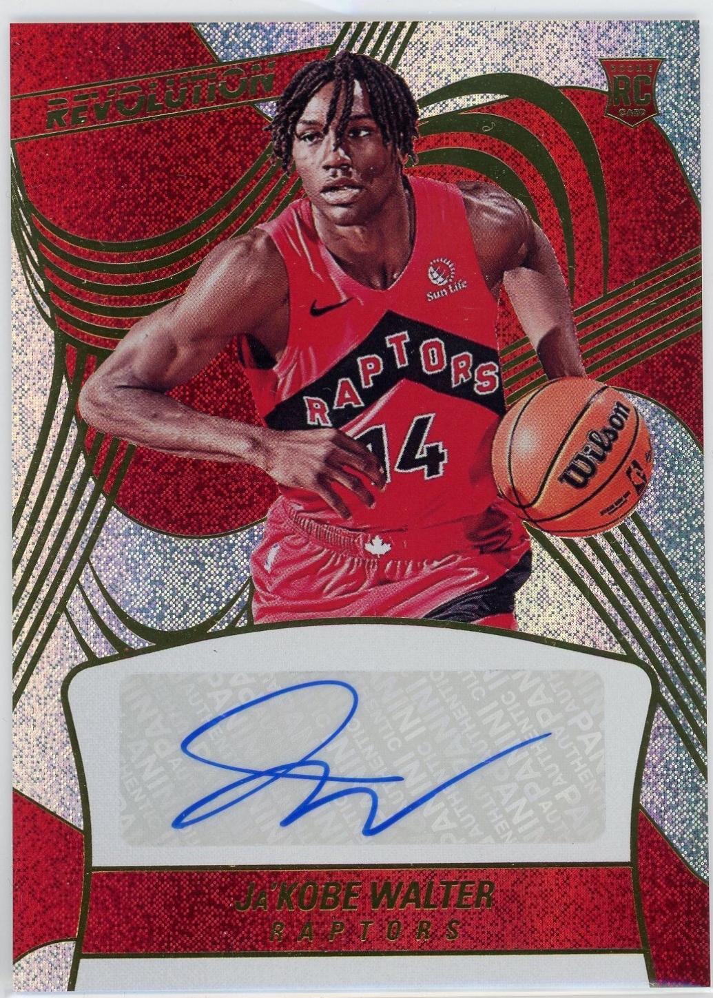 Ja'Kobe Walter #21 2024 Panini Revolution Rookie Autograph Basketball