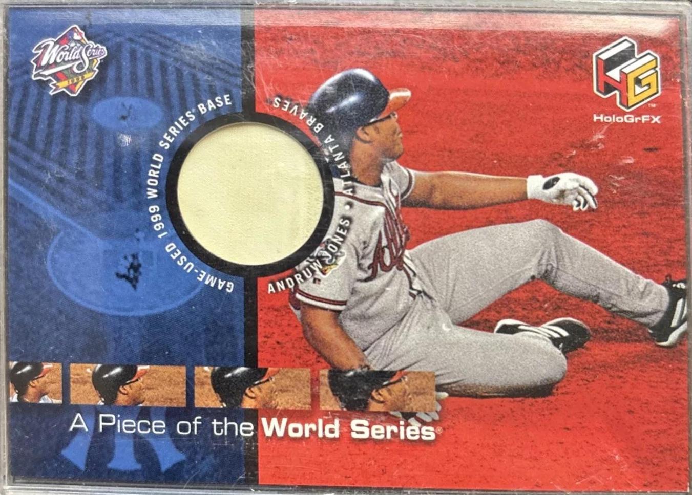 Andruw Jones #PS6 Baseball Cards 2000 Upper Deck Hologrfx Piece Series