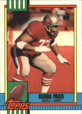Bubba Paris #27 Football Cards 1990 Topps Tiffany
