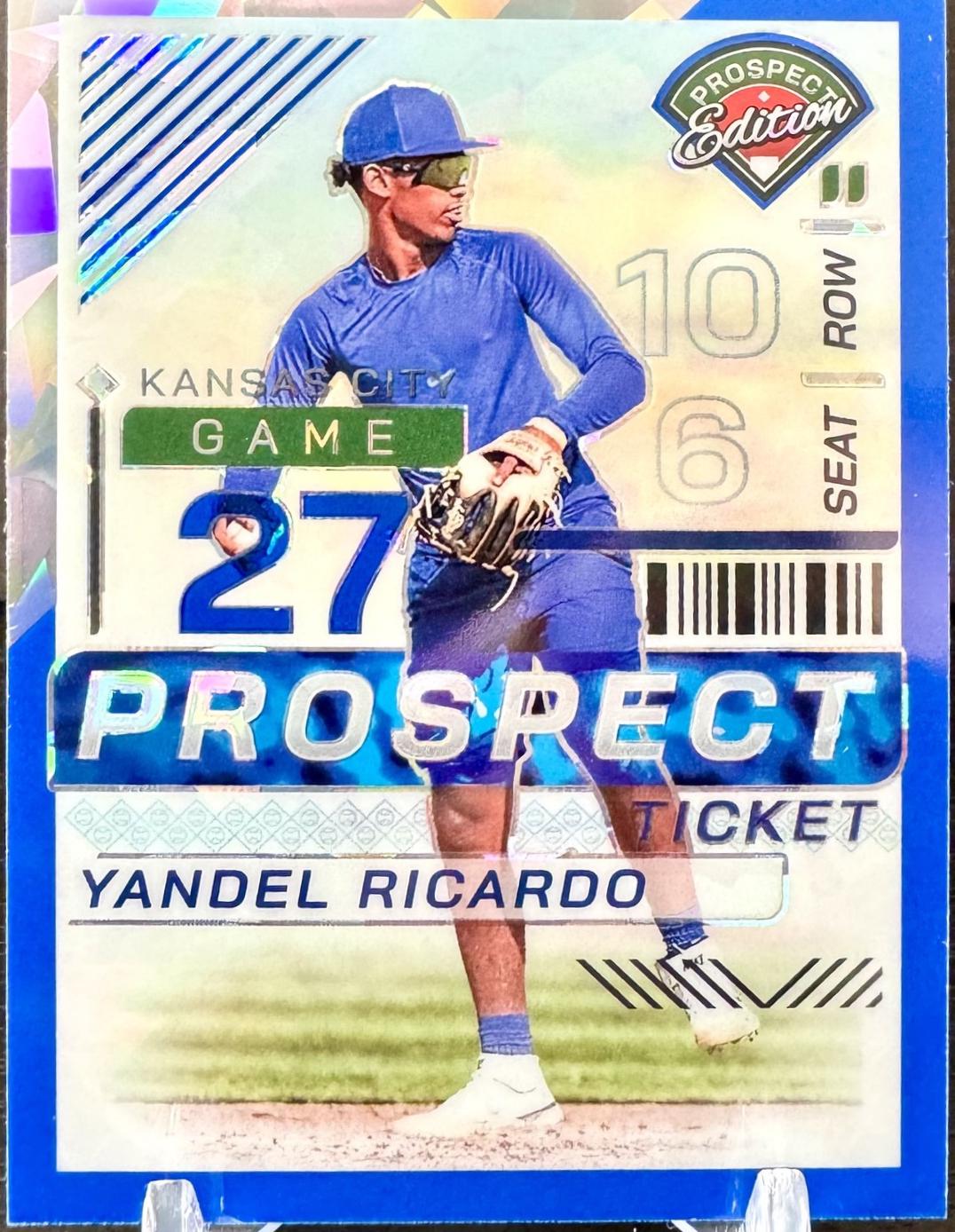 Yandel Ricardo [Blue Ice Ticket Holo] #131