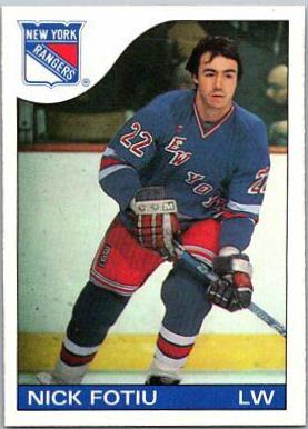 Nick Fotiu #22 Hockey Cards 1985 O-Pee-Chee