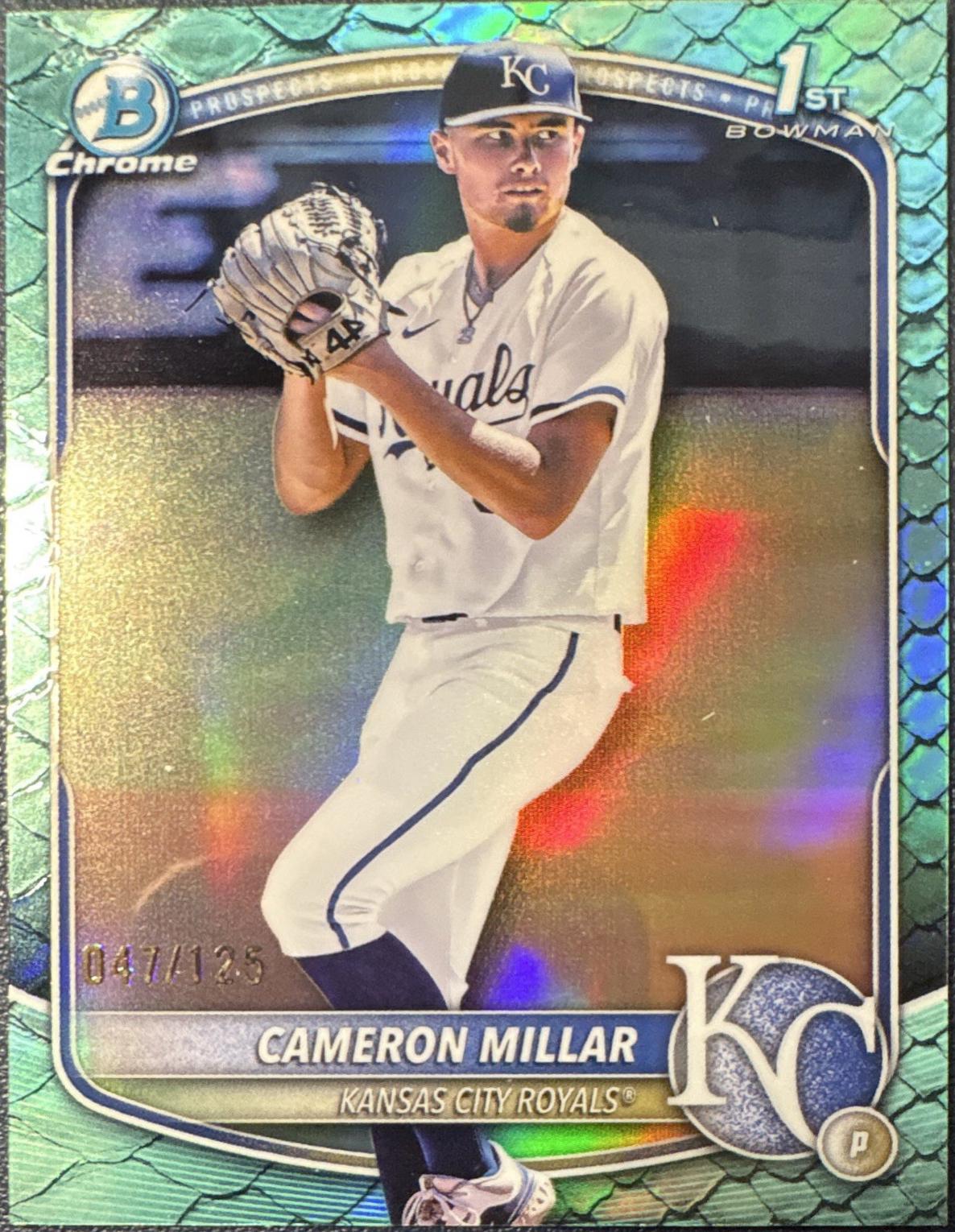 Cameron Millar [Green Reptilian Refractor] #BDC-176