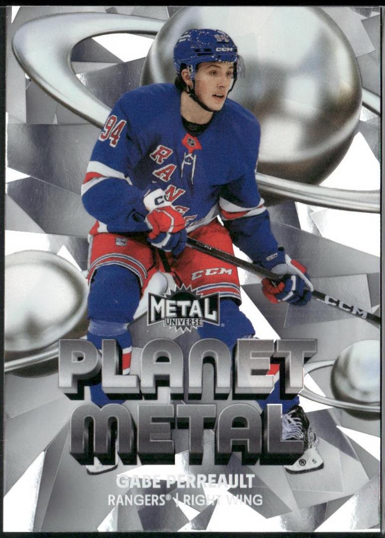 Gabe Perreault #7 2025 Skybox Metal Universe Planet Metal Hockey